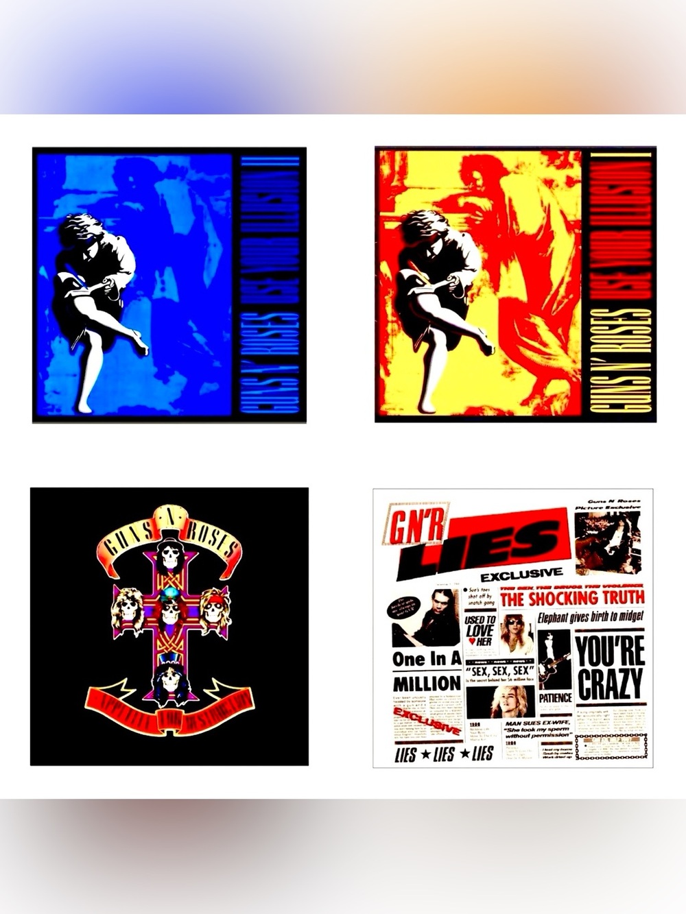 Lot Of 4 Guns N' Roses CDs